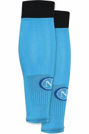 Emporio Armani SSC Neapel EA7 Uomo Calzettoni da calcio senza Calzini EASSCN23G15-AZZURRO