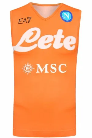 Emporio Armani SSC Neapel EA7 Uomo Funzione Canotta EA7SSCN37-ORANGE