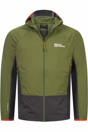 Jack Wolfskin Eagle Peak II Uomo Giacca softshell con cappuccio 1306912-4129