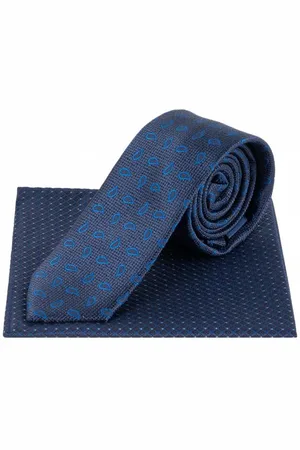 Lambretta Paisley Uomo Cravatta in maglia e Fazzoletto per l
