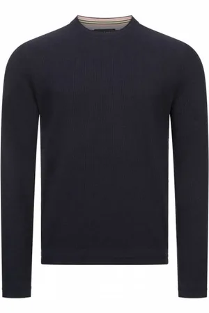 Ted Baker Staylay Crew Collo Uomo Felpa 246976-NAVY