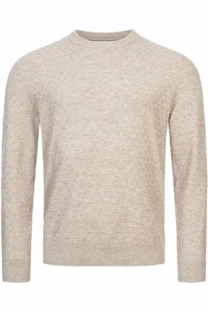 Ted Baker Loung Stitch Crew Collo Uomo Felpa 273063-MARRONE-TAN