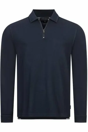 Ted Baker Karpol Soft Touch Uomo Felpa a collo alto 269623- MARINO