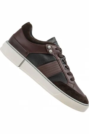 G-Star RAVOND LEA Basic Uomo Sneakers in pelle 2242 005511 RBRWN