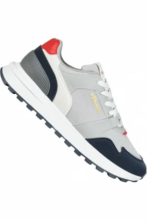 Ellesse Riva Runner Uomo Sneakers SBSF1050-BIANCO-GRIGIO-BLU MARINO