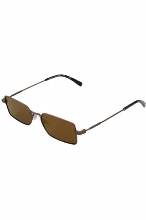 Sergio Tacchini Rectangular Bronze Metal Uomo Occhiali da sole ST700212354