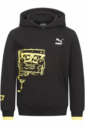PUMA X SPONGEBOB Bambini Felpa con cappuccio 622218-01