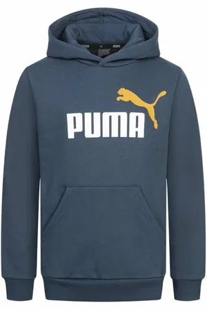 PUMA Essentials+ Logo grande bicolore Bambini Felpa con cappuccio 586987-16