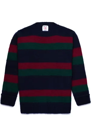 SEBAGO SHAGGYDOG STRIPE SWEATER KNITWEAR Maglia Unisex -