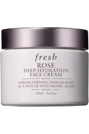 Fresh ! Rose Face Cream - Crema Viso Idratante Con Rosa E Acido Ialuronico - -rose Deep Hydration Face Cream 50ml - Donna