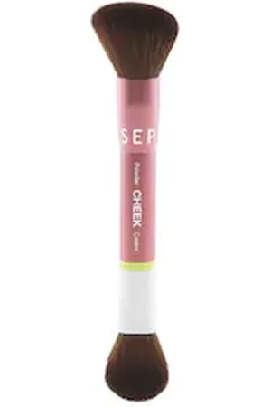 SEPHORA Duo Cheek Brush - Intuitivo, Finish Impeccabile - -dual-ended Cheek Brush-25 - Donna