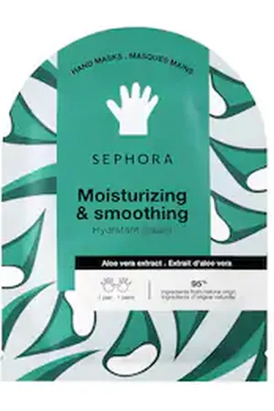 SEPHORA Maschera Mani, Guanti Imbevuti - Mani Idratate In 15 Minuti - -masq Mains-24 Aloe - Donna