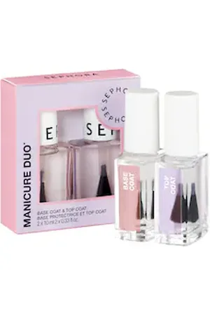 SEPHORA Set Con Due Prodotti Per Manicure - Top Coat E Base Protettiva - -manicure Duo -24 - Donna
