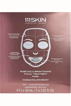 111Skin Maschera Viso Tonificante Oro Rosa - Cofanetto Trattamento Viso - Rose Gold Brightening Mask- - Donna