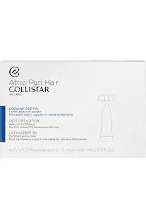 Collistar Lozione Peptidi - Fortificante Anti-caduta - -attivi Puri Peptidi Lozione 15 X 5ml - Donna
