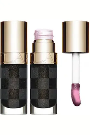 Clarins Lip Comfort Oil Black & White - Doppia Azione Make-up E Trattamento Labbra - -black 25 (7 Ml) - Donna
