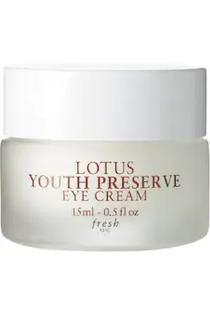 Fresh ! Lotus Eye Cream - Crema Occhi Prime Rughe Al Loto - Lotus Youth Preserve Eyecrea Antiox 15ml- - Donna