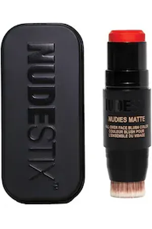 Nudestix Nudies Matte Blush - Stick Per Blush A Doppia Punta - -nudies Matte Blush Color - Hot Fire Red - Donna