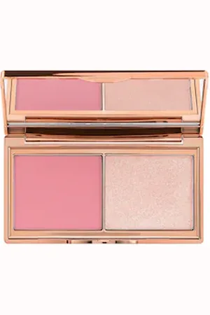Charlotte Tilbury Hollywood Blush & Glow Glide - Palette Viso - -hollywood Mini Blush Glow Light/medium - Donna