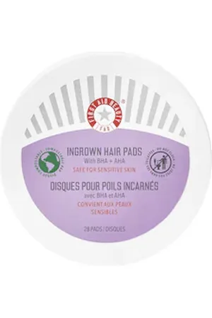 First Aid Beauty Ingrown Hair Pads - Dischetti Compostabili Per Peli Incarniti (60 Pz) - -28 Pièces - Donna