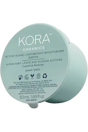 KORA Organics Active Algae Lightweight Moisturizer - Gel Idratante Leggero - -active Algae Moisturiser Refill 50ml - Donna