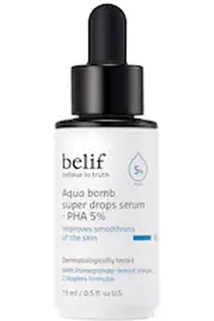 belif Siero Aqua Bomb Super Drops - 5% Di Pha - -aqua Bomb Serum Pha 5% 15ml - Donna