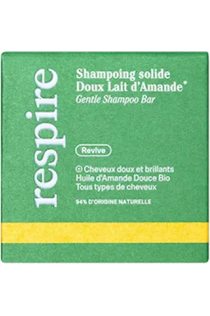 RESPIRE Shampoo Solido - Latte Di Mandorla Formato Viaggio - Bath Solid Shampoo Bar 75gr- - Donna
