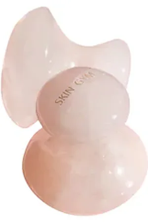 Skin Gym Massaggiatore Viso Al Quarzo Rosa - Accessorio Per Il Massaggio Viso - -eye Flowies Treatment - Donna