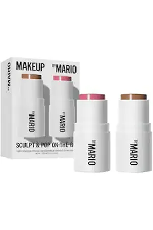 Makeup By Mario Sculpt & Pop On The Go - Mini Set Contouring E Blush - -set Medium & Pale Petal - Donna