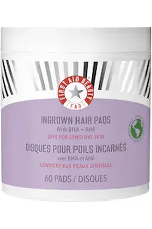 First Aid Beauty Ingrown Hair Pads - Dischetti Compostabili Per Peli Incarniti (60 Pz) - -x 60 - Donna