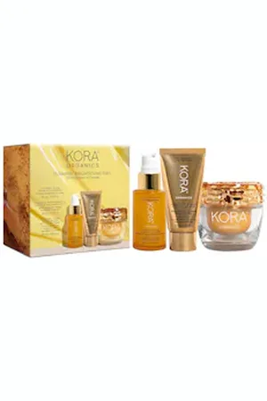 KORA Organics Turmeric Brightening Trio - Cofanetto Di Trattamenti Per Il Viso - - H23 Turmeric Bright Trio - Donna