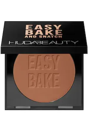HUDA BEAUTY Easy Bake And Snatch - Cipria In Polvere Compatta - -easy Bake Powder Pressed Coffee Cake - Donna