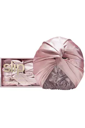 Slip Turbante In Seta Pura - Accessorio Capelli - -turban Pure Silk Pink - Donna
