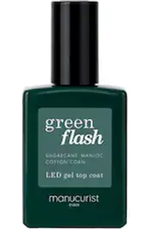 MANUCURIST Smalto Green Flash - Smalto Semipermanente Top Coat - -green Flash - Top Coat 15 Ml - Donna