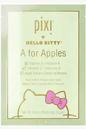 Pixi + Hello Kitty A Is For Apple Sheet Mask - Maschera Viso In Tessuto - -glow A For Apples Sheet Mask Hello Kitty - Donna
