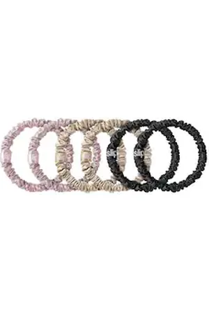 Slip Elastici Per Capelli - Sottili - Noir/rose/caramel - Donna