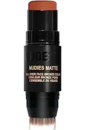 Nudestix Nudies Matte Bronzer - Stick Per Contouring A Doppia Punta - Sunkissed (7 G) - Donna