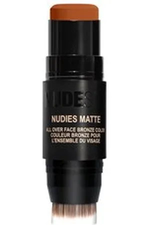 Nudestix Nudies Matte Bronzer - Stick Per Contouring A Doppia Punta - Matte Terraco Face Tan- - Donna