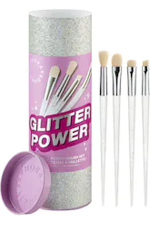 SEPHORA Glitter Power Brush Set - Kit Di 4 Pennelli Per Gli Occhi - -new Brush Set-23 - Donna