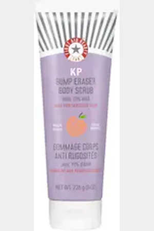 First Aid Beauty Kp Body Scrub With 10% Aha, Fresh Peach - Scrub Corpo Con Aha, Pesca Fresca - -kp Bump Eraser Body Scrub – Fresh Peach - Donna