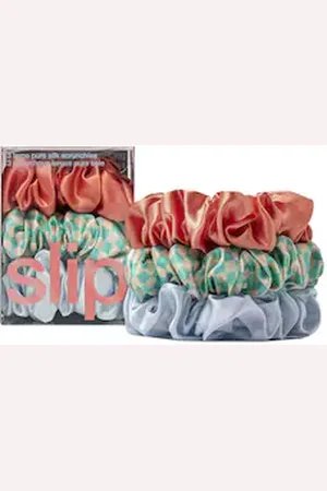 Slip 3 Pure Silk Large Scrunchies - Elastici Large In Pura Seta - -large Scrunchies - Donna