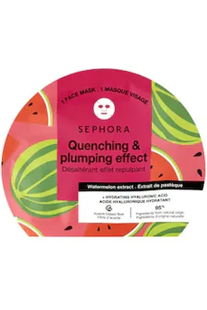 SEPHORA Maschera Agli Estratti Di Frutta E Acido Ialuronico - Maschere Viso In Tessuto - -no Waste Mask-22 Pasteque - Donna