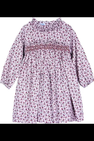 SIOLA Vestito floreale con maniche lunghe