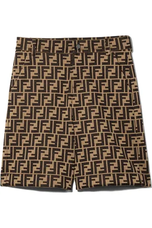 Fendi Bermuda con logo all-over