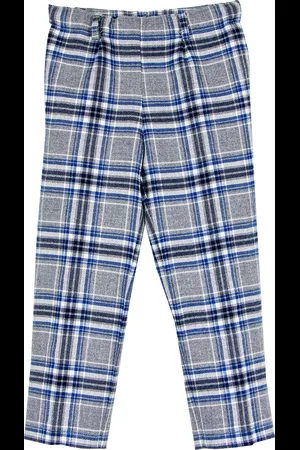 SIOLA Pantaloni in lana a quadri
