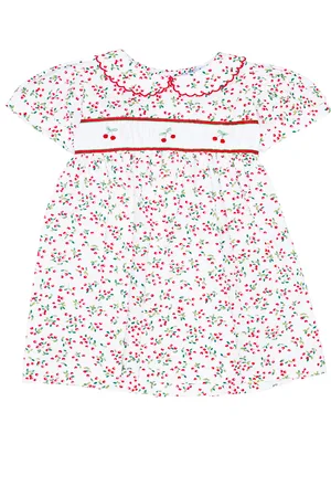 SIOLA Vestito con stampa ciliegie