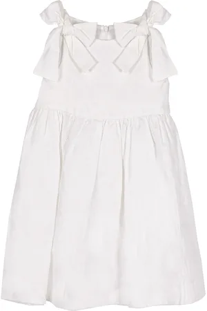 SIOLA Vestito in lino con fiocchi