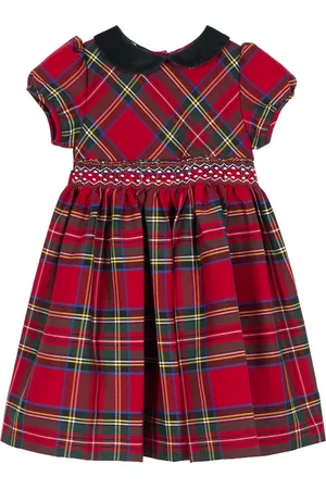 SIOLA Vestito con motivo tartan