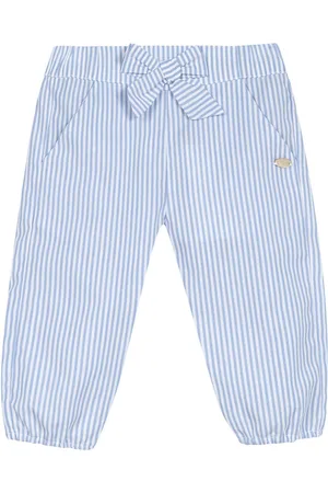 Tartine Et Chocolat Pantaloni a righe con fiocco
