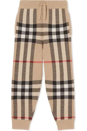 Burberry Pantaloni in lana con elastico